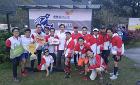 CMB Wing Lung Bank’s athletic colleagues are ready for the journey.
