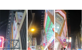 After the Earth Hour in the Mongkok branch along the direction of  Sai Yeung Choi Street, Nelson Street and Nathan Road
