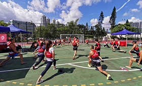 CMB Wing Lung Dragon Boat Team has trained up their physical strength and morale under the hot sun.